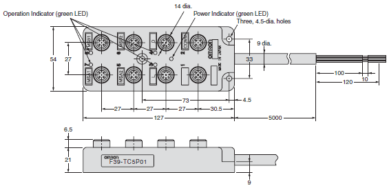 F39-TC5 Dimensions 1 