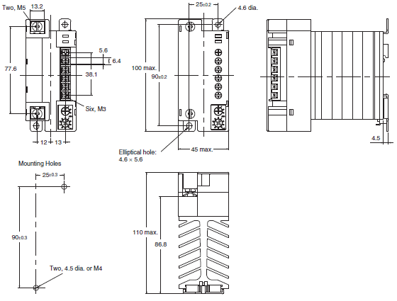 G3PF Dimensions 1 