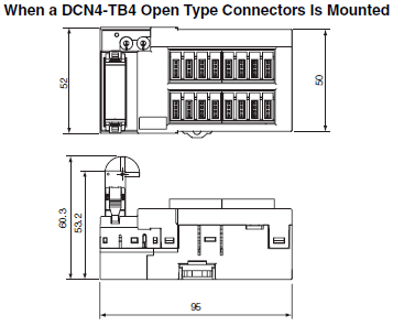 CRT1-[]D16S(-1) / []D32S(-1) / []D16SH(-1) / []D32SH(-1) Dimensions 2 CRT1-ID16S (-1)_Dim