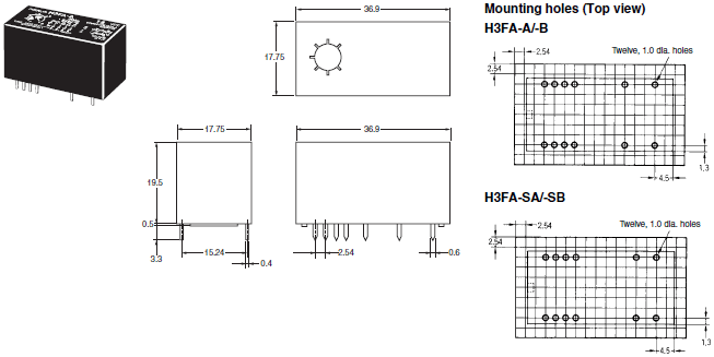 H3FA Dimensions 1 