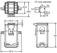 KM50-C Dimensions 6 