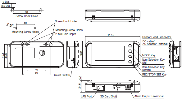 ZN-DPX21-S Dimensions 2 