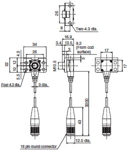 FZ4 Series Dimensions 13 