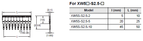 XW5T-S Dimensions 29 