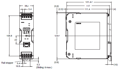 S8VK-X Dimensions 4 