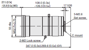 3Z4S-LE VS-TEV Series Dimensions 1 