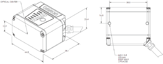 MicroHAWK V430-F / V420-F / V330-F / V320-F Dimensions 34 