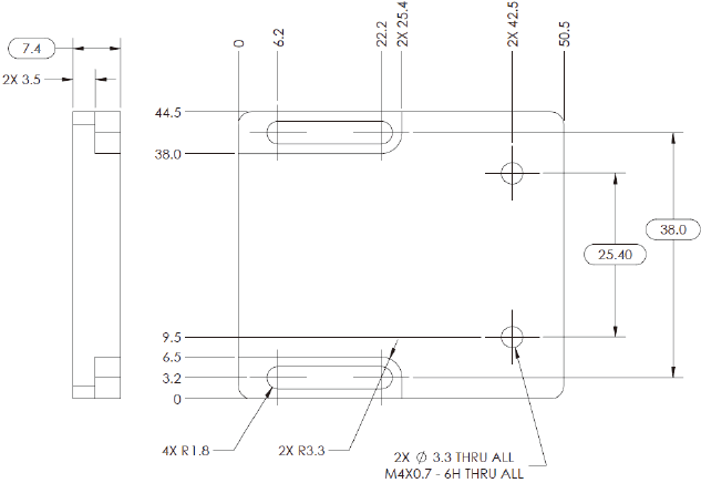 MicroHAWK V430-F / V420-F / V330-F / V320-F Dimensions 9 