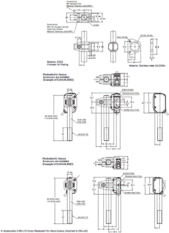 E3AS Series Dimensions 34 