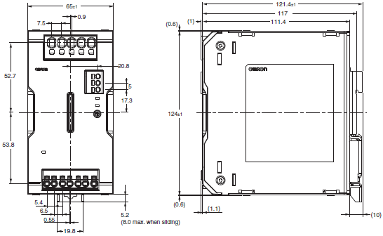 S8VK-WB Dimensions 2 