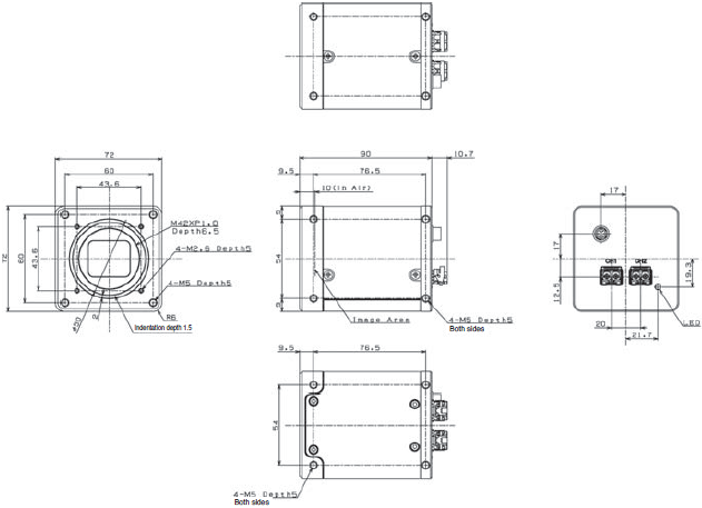 STC Series (Opt-C:Link) Dimensions 1 
