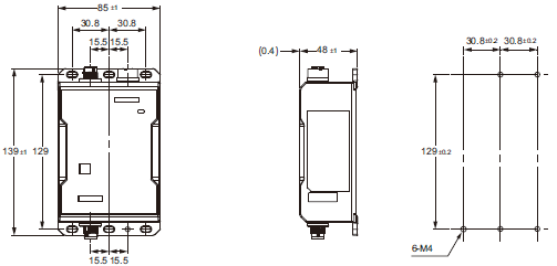 S8NR-S / S8R-BB Dimensions 2 