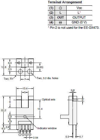 EE-SX47 / SX67 Dimensions 6 