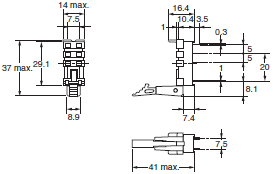 P2RFZ / P2RF, P2R, P7TF, PYFZ / PYF, PTFZ / PTF, PYD, PT, P7LF, PF, P2CF, PFA, P3G / P3GA, PL Dimensions 11 