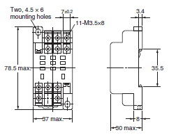 P2RFZ / P2RF, P2R, P7TF, PYFZ / PYF, PTFZ / PTF, PYD, PT, P7LF, PF, P2CF, PFA, P3G / P3GA, PL Dimensions 39 