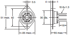 P2RFZ / P2RF, P2R, P7TF, PYFZ / PYF, PTFZ / PTF, PYD, PT, P7LF, PF, P2CF, PFA, P3G / P3GA, PL Dimensions 80 