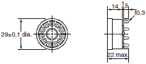 P2RFZ / P2RF, P2R, P7TF, PYFZ / PYF, PTFZ / PTF, PYD, PT, P7LF, PF, P2CF, PFA, P3G / P3GA, PL Dimensions 84 