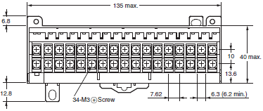 G70D-VSOC16 / VFOM16 Dimensions 3 