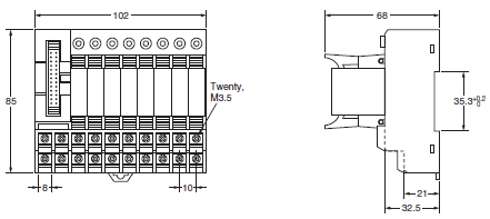 G7TC Dimensions 3 