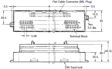 XW2B (Standard-type) Dimensions 1 