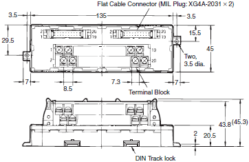 XW2B (Standard-type) Dimensions 6 