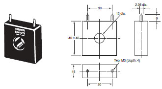 E5AN, E5EN Dimensions 12 